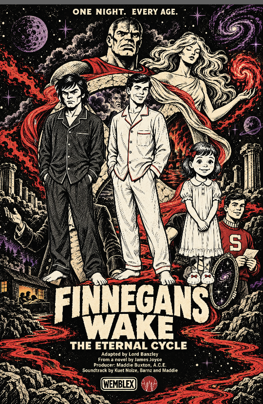 Cover of Finnegans Wake: The Eternal Cycle, a graphic novel after James Joyce