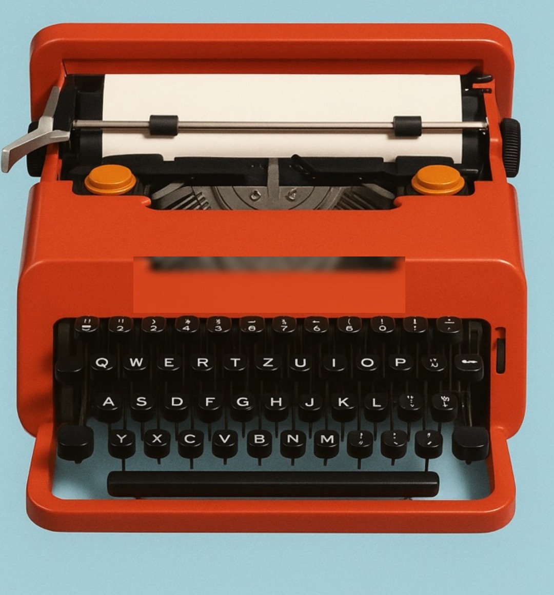 Manual typewriter on a desk